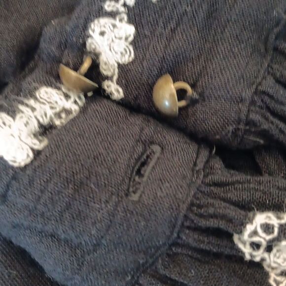 Free People Lily of the Valley Gauze Gothcore Dress - Picture 13 of 16